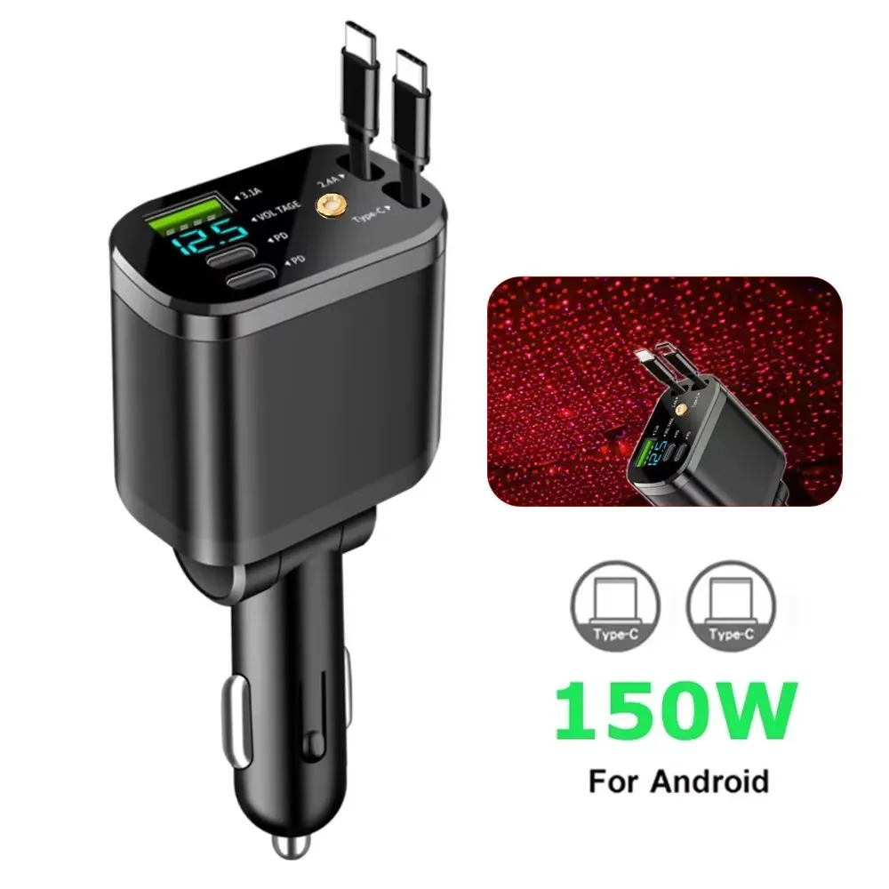 ตัวเลือกสินค้า 5-in-1 ชาร์จเร็ว 66W พร้อมสาย PD30W ชาร์จได้ทุกอุปกรณ์