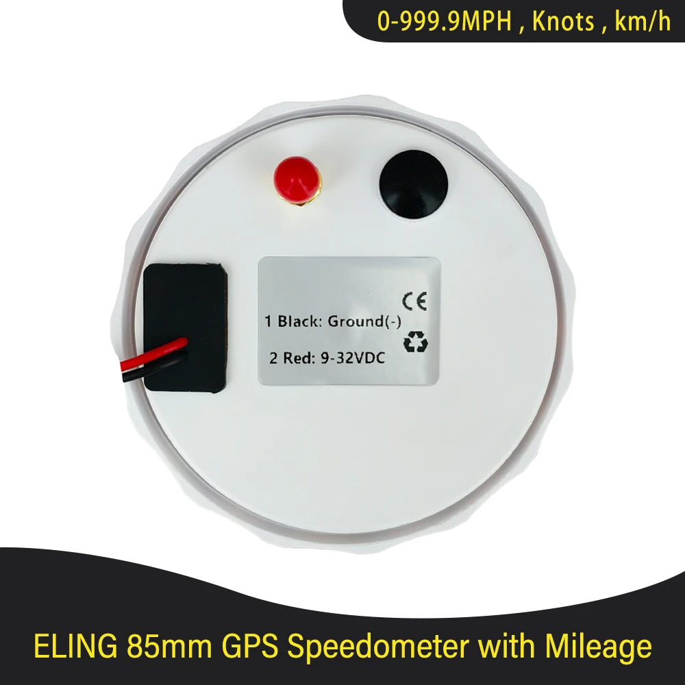 HD 52mm 85mm Digital GPS Speedometer ODO with Longitude Latitude