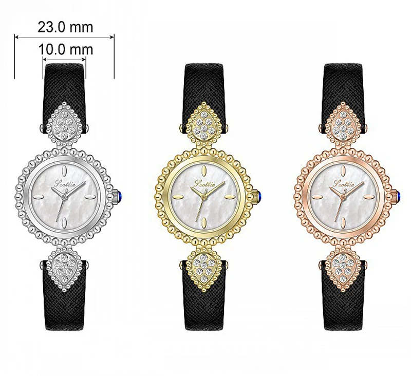 MAYZHISU Fashion Women's Watches Light Luxury Brand Women Quartz Watch Faced Diamond Leather Strap Small Ladies Wristwatch