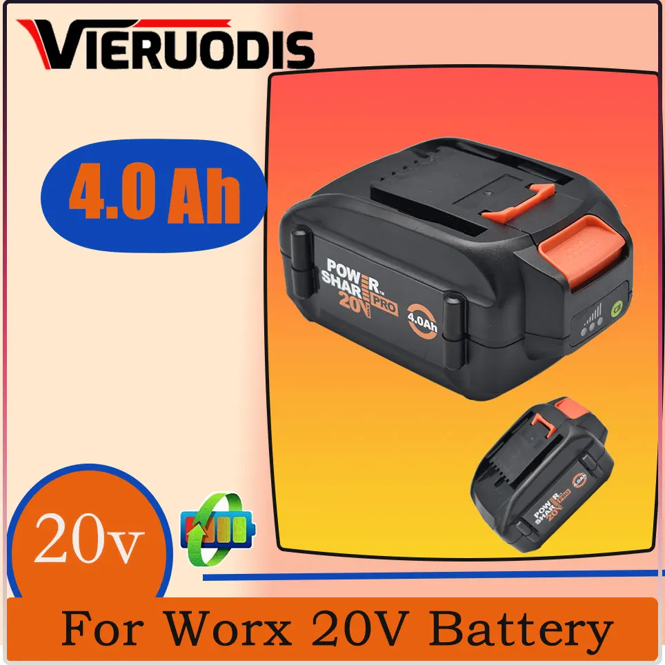 

For WORX brand new genuine WA3578 - PowerShare 20V 4.0AH lithium-ion large-capacity battery