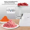 Heavy Duty 3000 Watts Powerful Meat Grinder Mincer Sausage Maker Filler Food Processors Kitchen Mincing Machine White 5