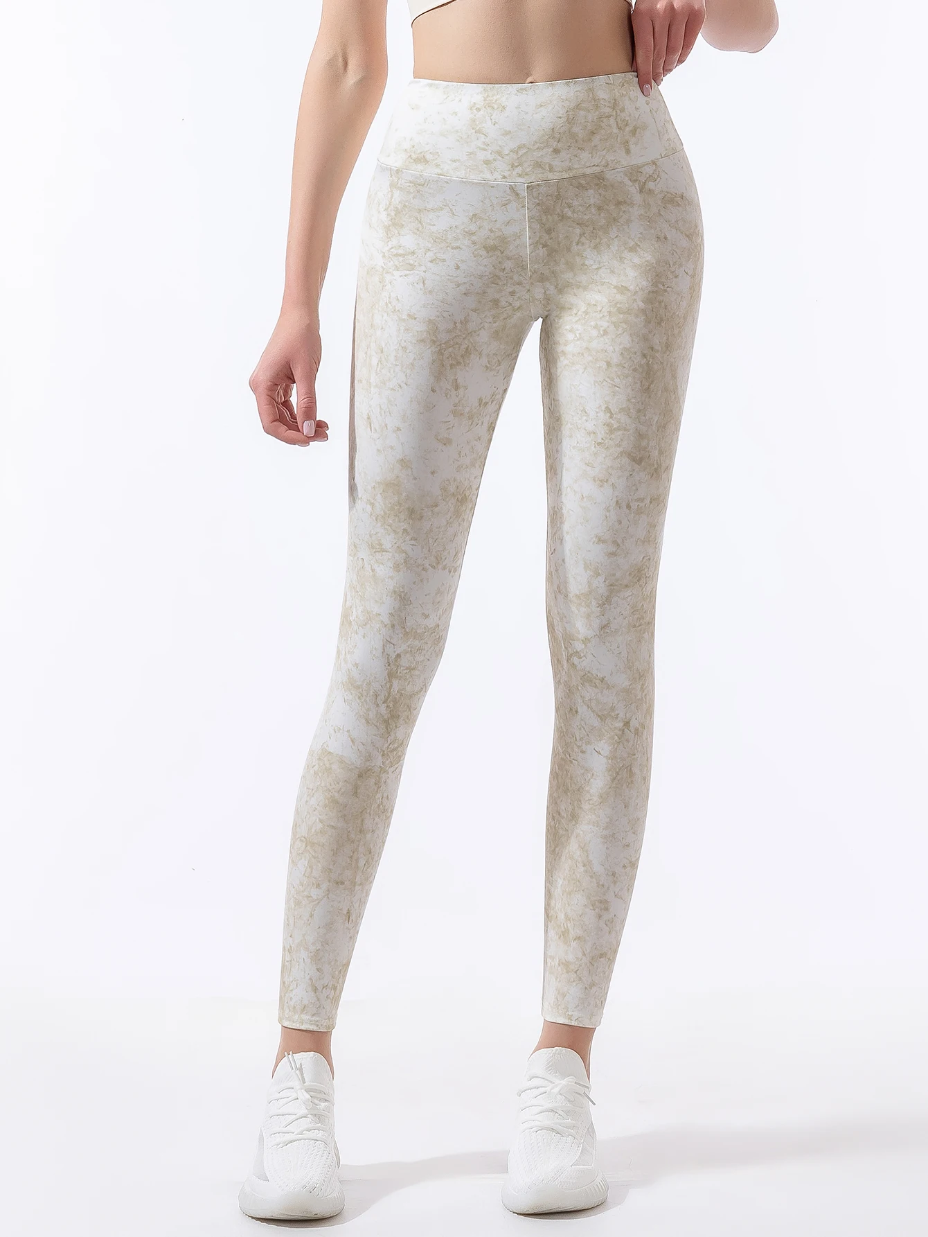 Colorful leggings for women nine-inch printed high-waisted stretch skinny pants thin spring and summer long pants - 2