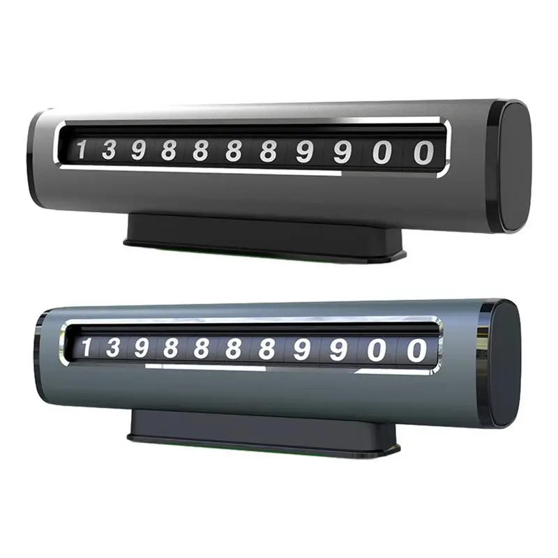 

Phone Number Plate Dashboard Ornament Parking Phone Number Plate Temporary Parking Plate Phone Number Sign Card car accessories