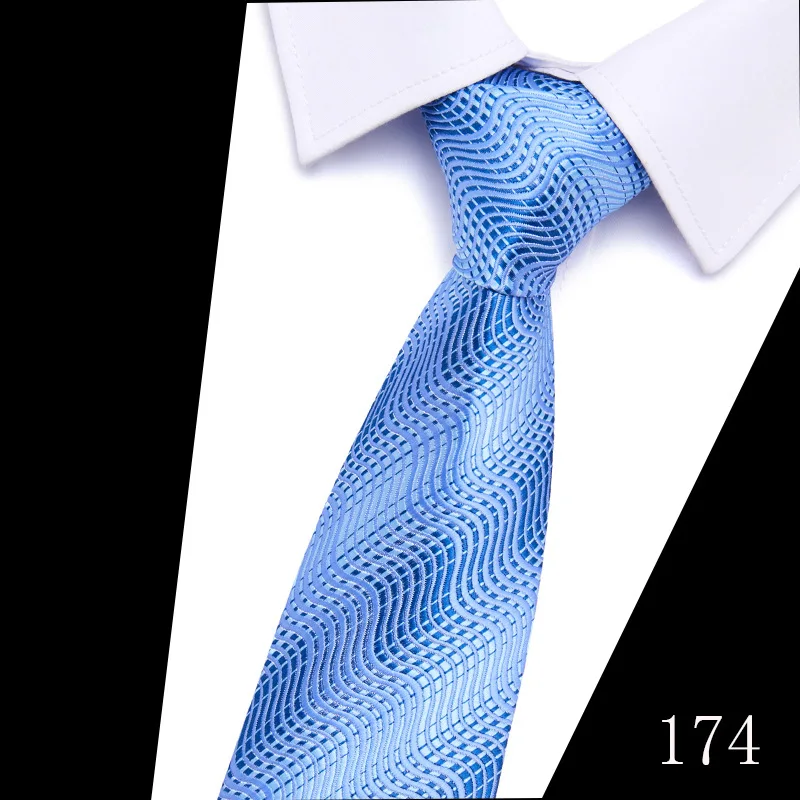 

Silk New Men'S Tie 7.5cm Blue Necktie Silk Gravatas For Men Paisley Floral Fit Wedding Workplace Slim For Men Fit Wedding