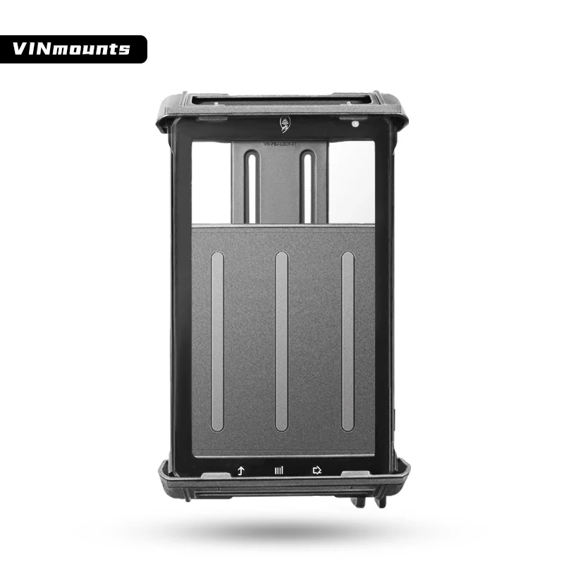 VINmounts 04 잠금 가능 도난 방지 강화 나일론 태블릿 거치대 (MediaPad M5, Tab M8 HD, ZenPad, iPad용, 높이 범위 188-239mm)