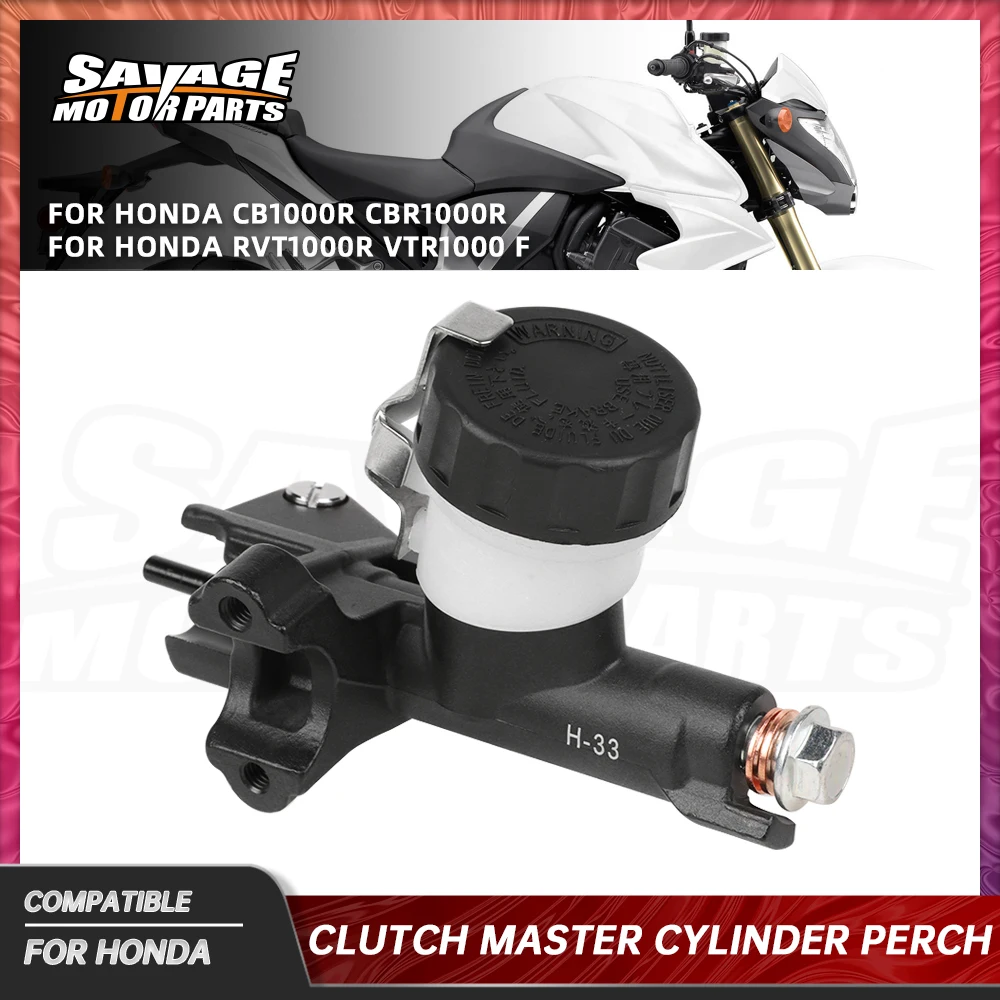 Left Hydraulic Clutch Master Cylinder Perch RVT1000R VTR1000 F SP1 SP2 Oil Fluid Reservoir Tank for Honda CB1000R CBR1000RR