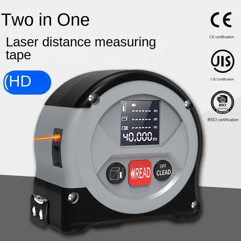 2-In-1-Laser-Rangefinder-5m-Tape-Measure-Ruler-LCD-Display-with ...