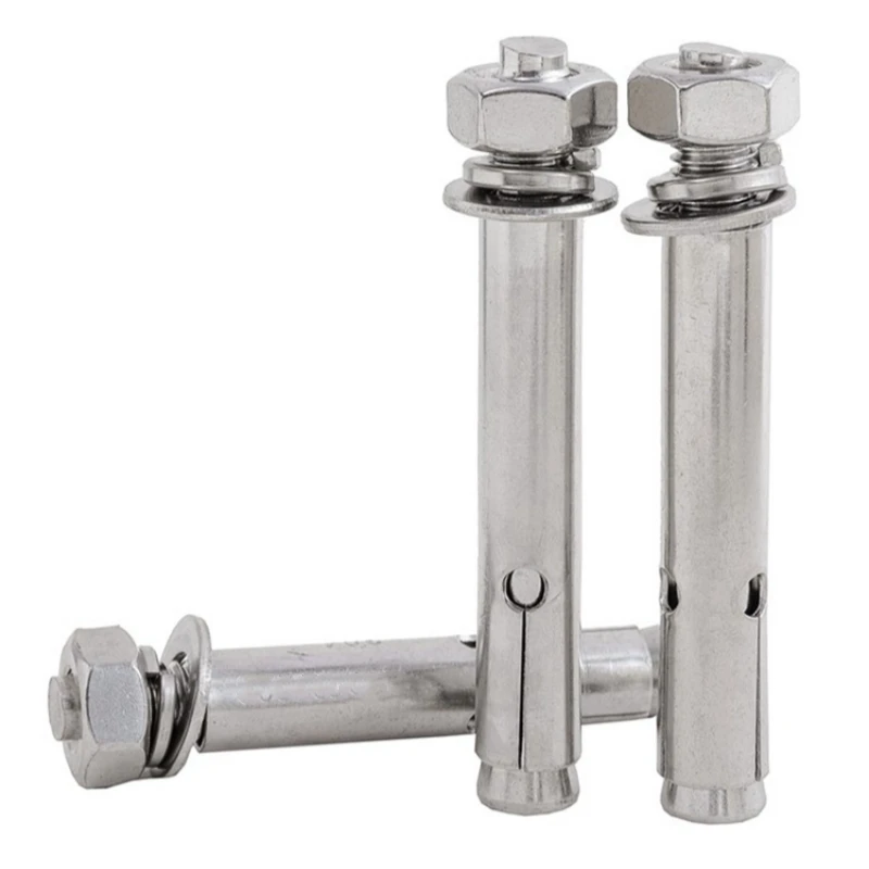 Description Picture 6 of item316 A4 Stainless Steel Expansion Screw Anchors Bolt for Concrete M6 M8 M10 M12 Wall Anchor Screw Fastener