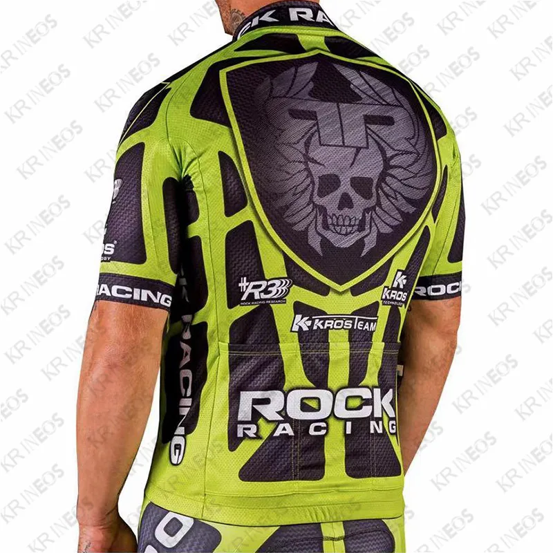 Men's Breathable Short Sleeve T-Shirt Cycling Clothing Rockful Racing Sports Equipment Training T-Shirt Summer