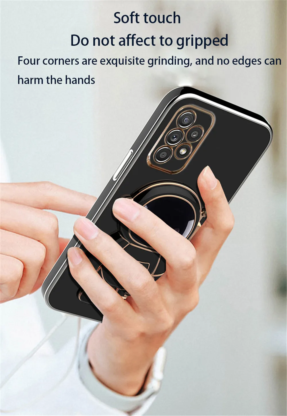 Couvercle de support d'espace d'astronaute plaqué, pour Huawei Honor X9B 5G X9 B X9b X 9B, support de protection en Silicone souple pour objectif d'appareil photo_voghion.com