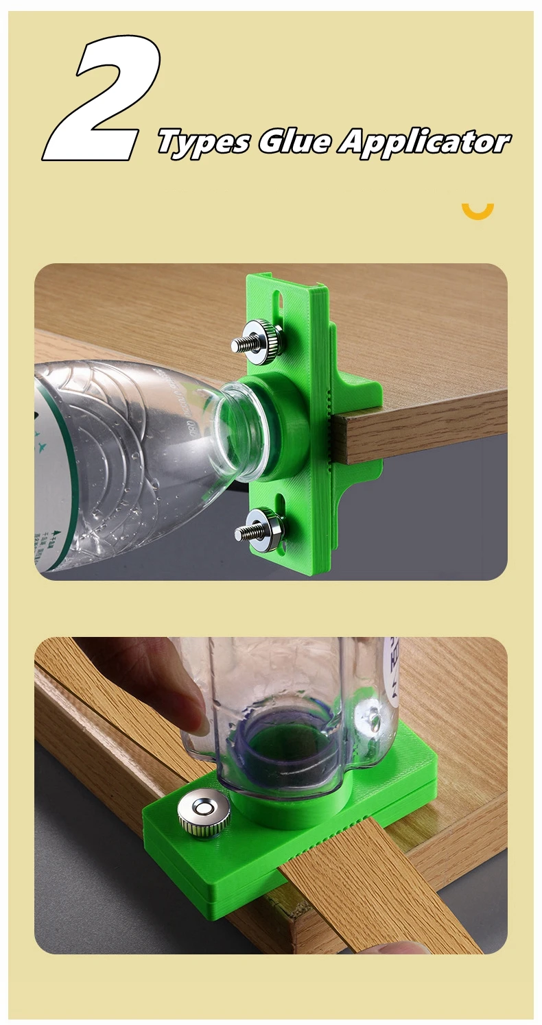 Woodworking Edge Banding Glue Applicator Board Brush Glue Limiter Multi Functional Installation Fixture Adjustable Manual Tools