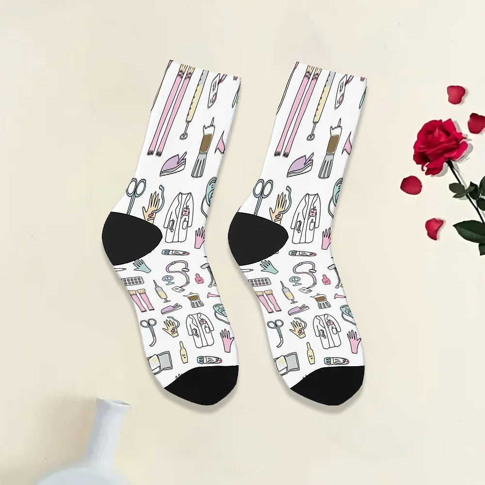 جوارب المهن الصحية (مزيج من طب، تمريض، أسنان)