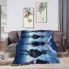 BanG Dream! Ave Mujica Printed comfortable and soft sofa, living room bed, bedroom blanket suitable for travel and gifts 1