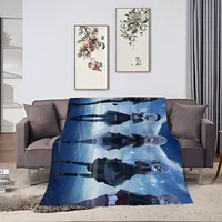 BanG Dream! Ave Mujica Printed comfortable and soft sofa, living room bed, bedroom blanket suitable for travel and gifts 1
