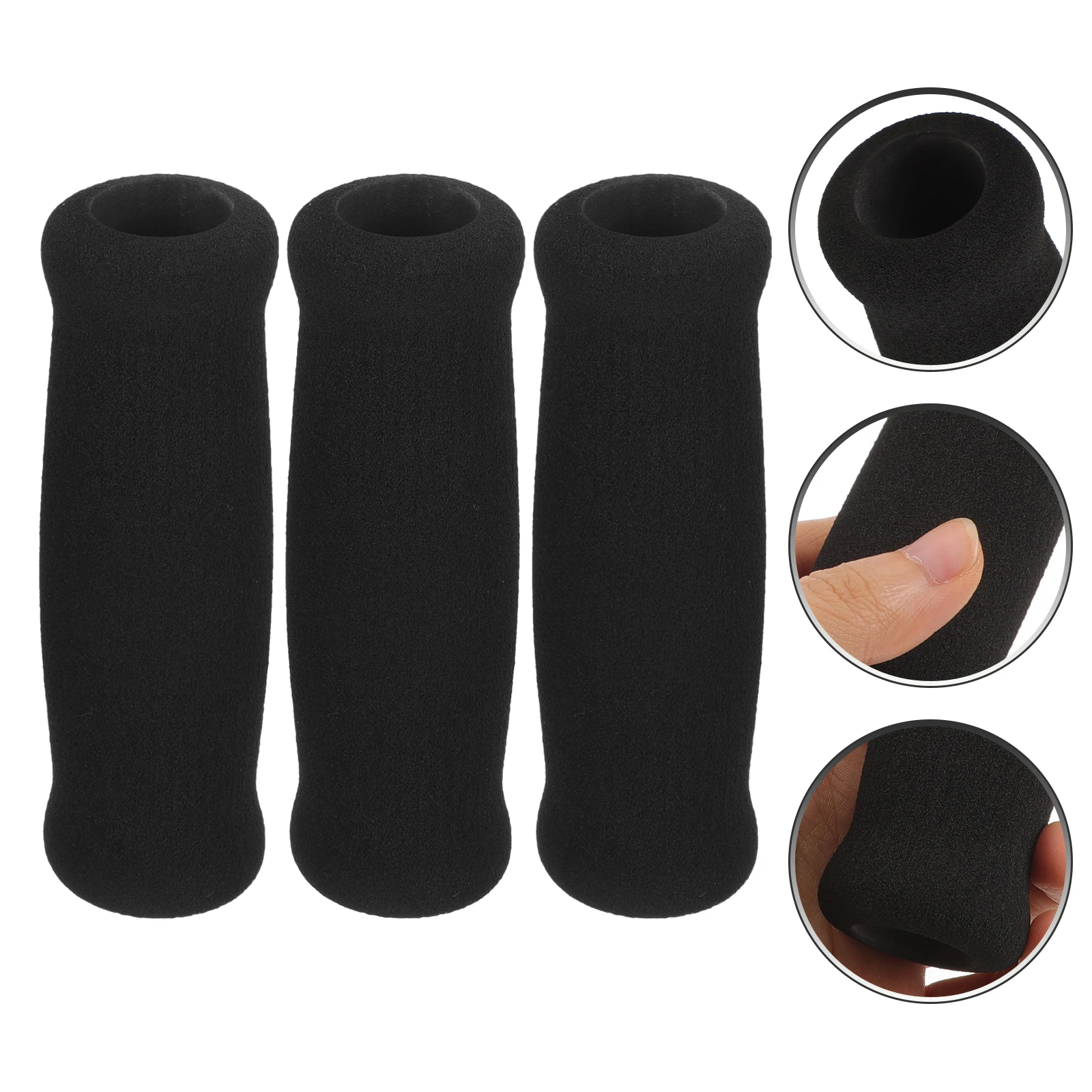 3pcs Walking Sticks Nonslip Grips for Handle Walking Cane Handle Wraps Sponges Aid Alpenstock trekking pole walking stick trekking poles
