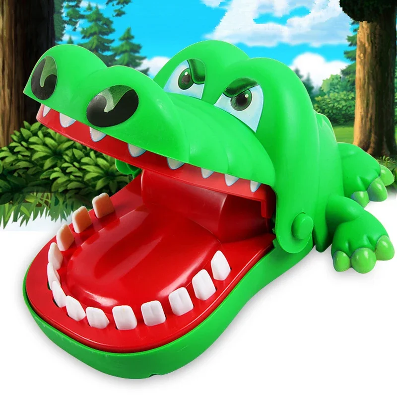 

Large Hand-biting Crocodile Scary Toy Trick Decompression Game Children's Large Crocodile Mouth Dentist Bite Finger Game