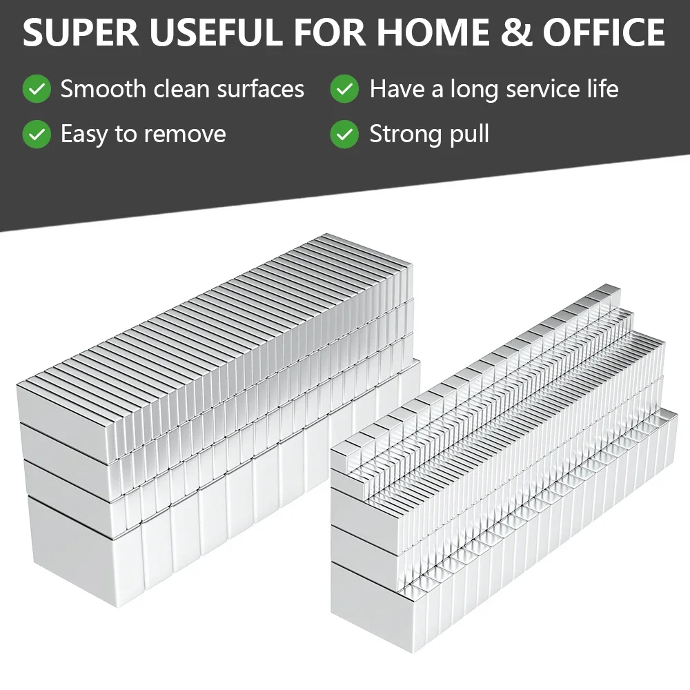 N35 Super Strong Neodymium Magnet block NdfeB Powerful Permanent Magnetic imanes Magnents Refrigerator Magnet 5x5x5 20x10x2mm