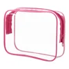 PVC Travel Storage Bag Cosmetic Bags Waterproof Transparent Cases Large Capacity Plastic Zipper Wash Bag Portable Make Up Pounch 5