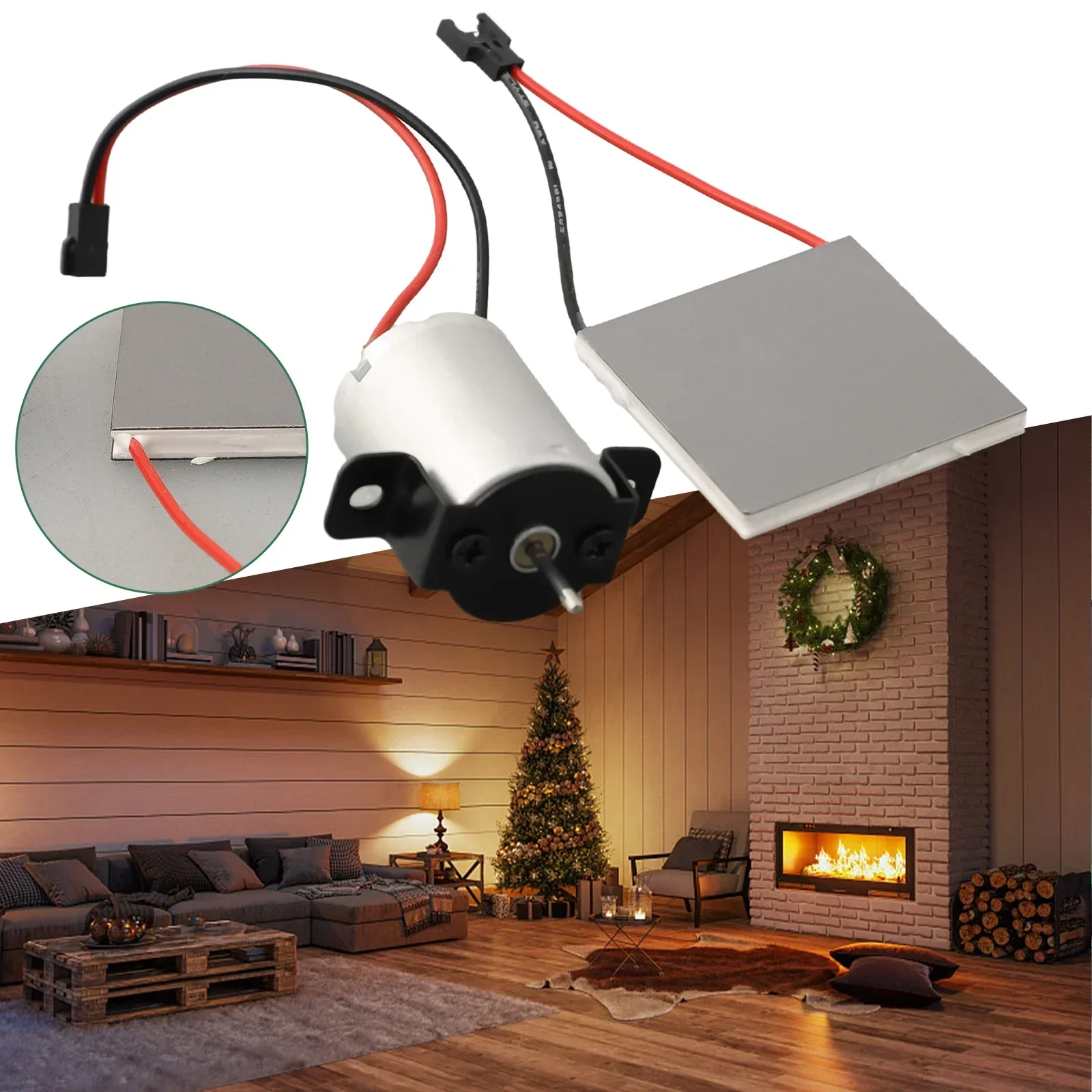 Fireplace Fan Motor Power Generation Accessories Repair Kit For Stove Burner Fan Fireplaces General Accessories