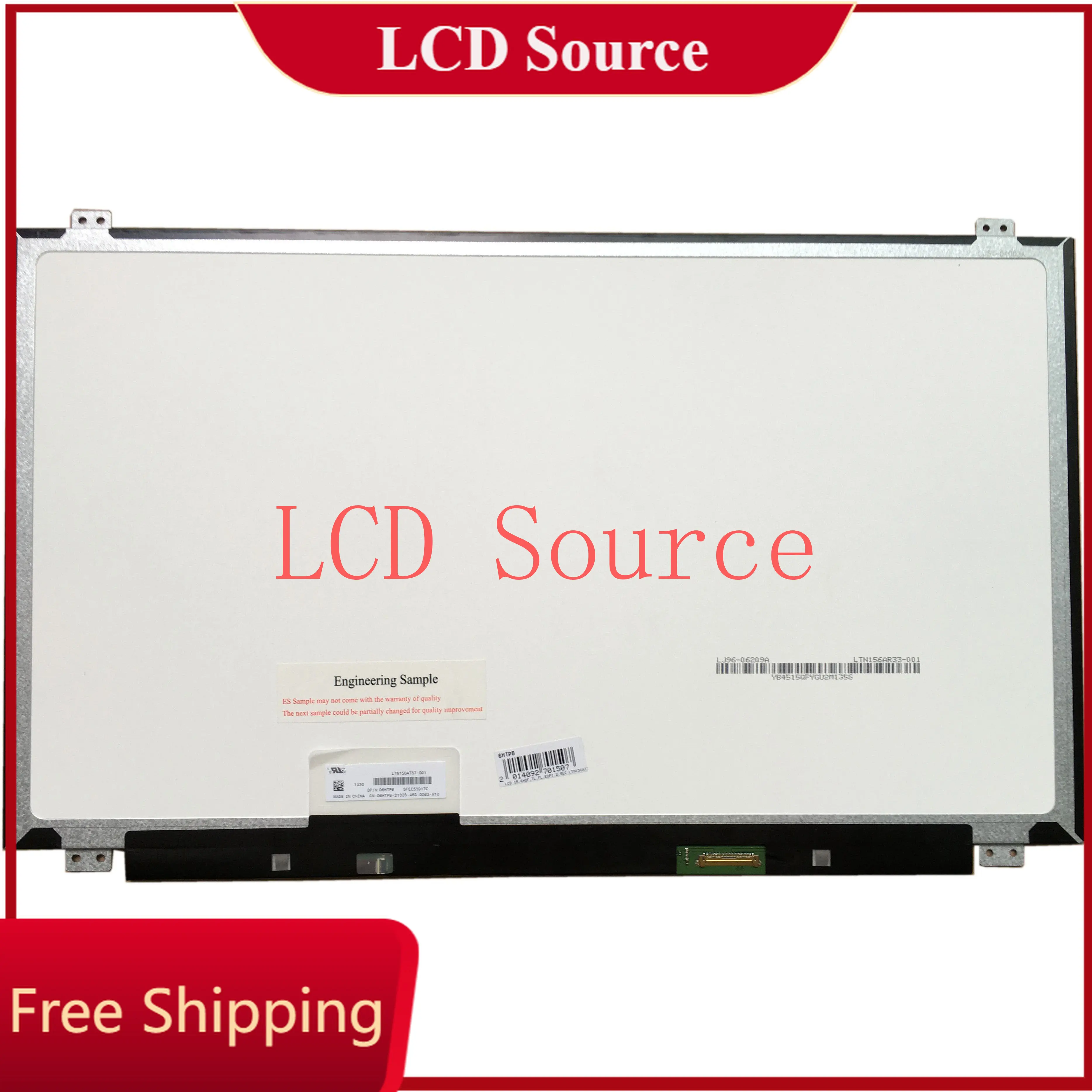 

LTN156AT37-D01 fit NT156WHM-N12 LP156WHB TPA1 B156XW04 V.8 V.7 B156XTN04.0 B156XTN03.1 N156BGE-EA1 EB1 30-pin