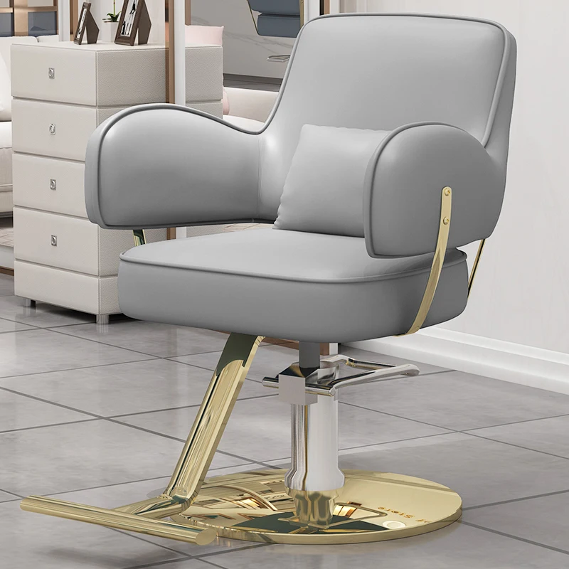 Manicure Barber Hair Salon Reclining Metal Chair