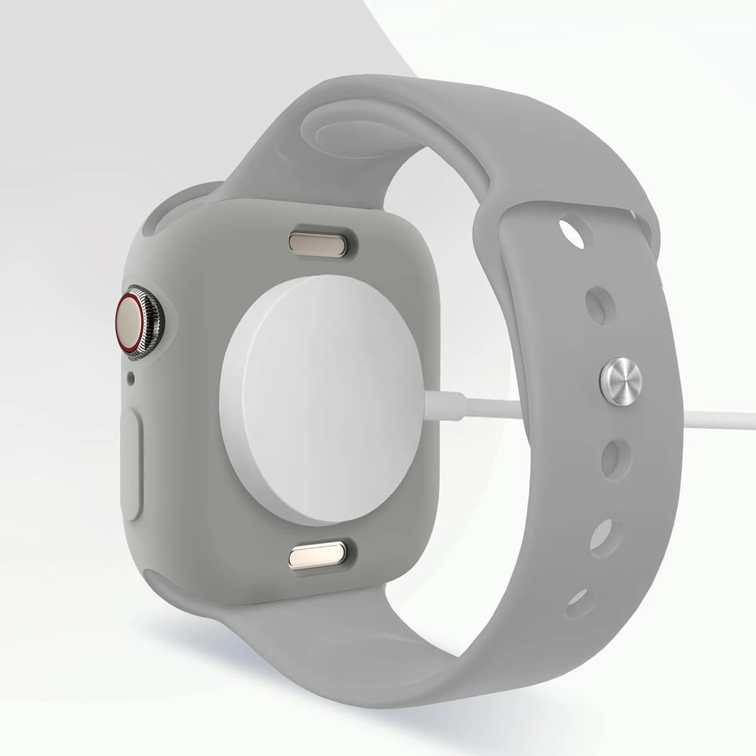 Custodia morbida in silicone per Apple Watch Series 11/10/9/8/7/6/5 42mm 46mm 40 44mm Protezione Shell smartwatch Cover iWatch 9 45mm 41mm - immagine 4