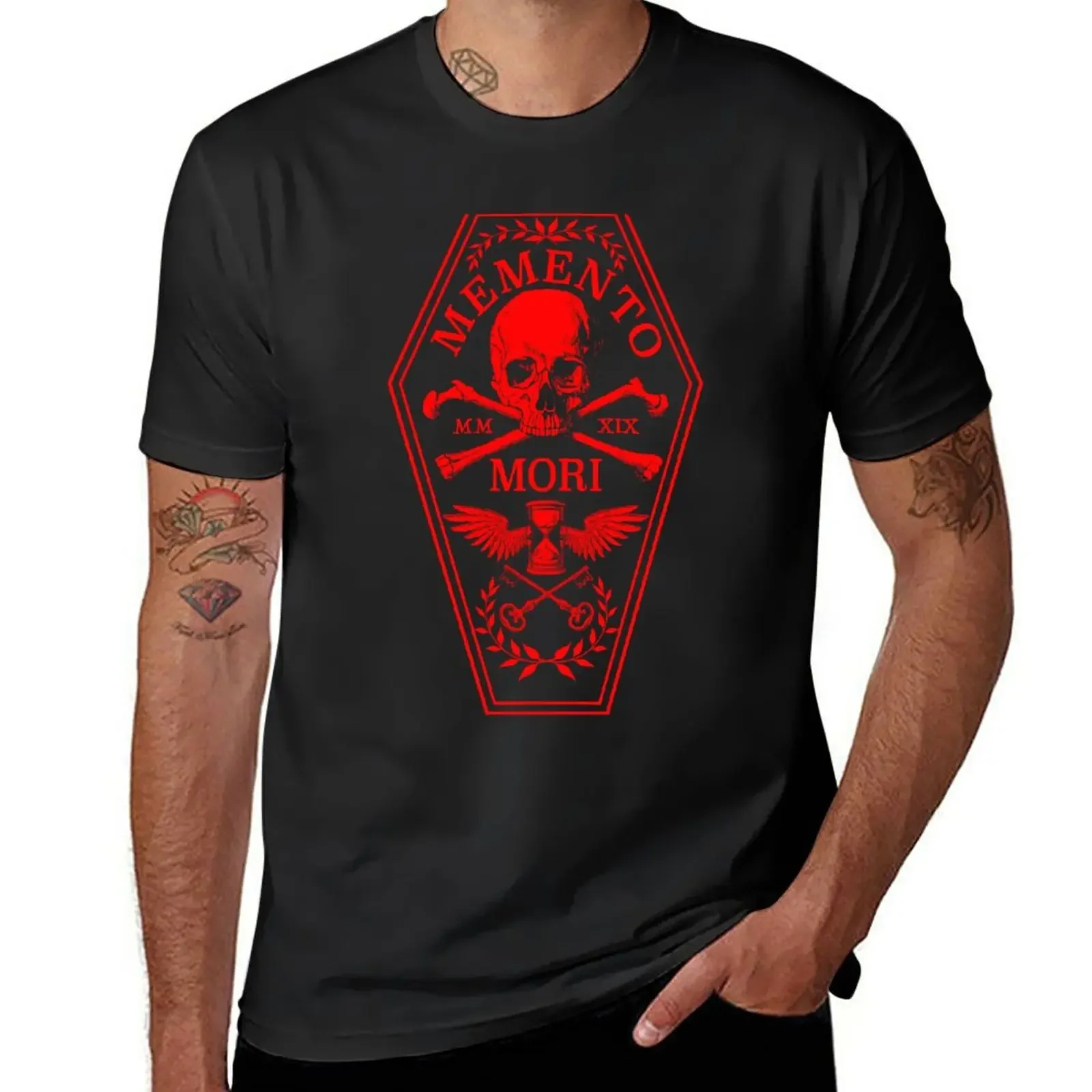 

Gothic Coffin T-Shirt graphics anime men t shirts