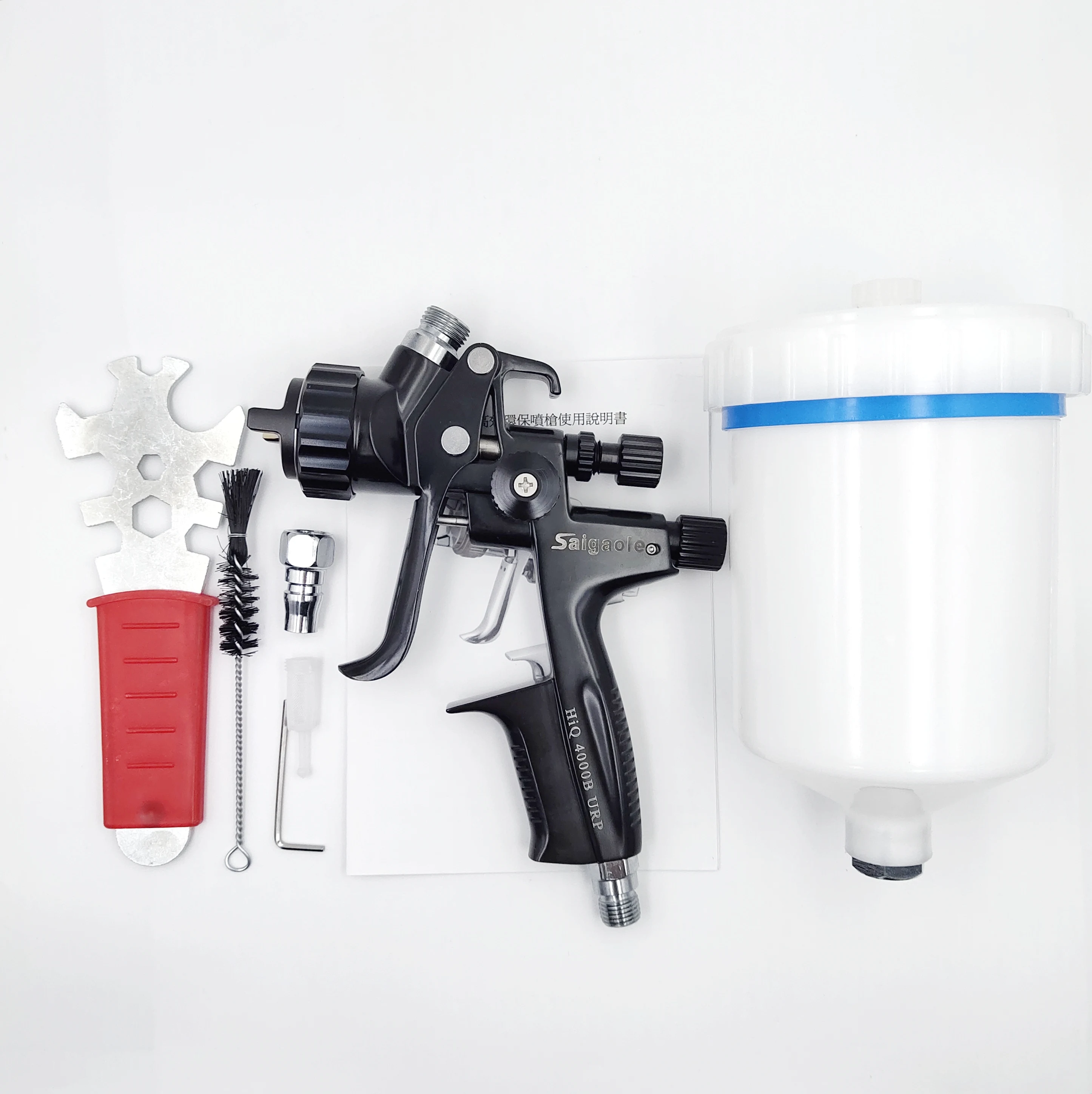 NEW 4000B Spray Gun 1.3mm HIQ High Quality Airless Sprayer Painting Car Paint Tool Airbrush Use 10years