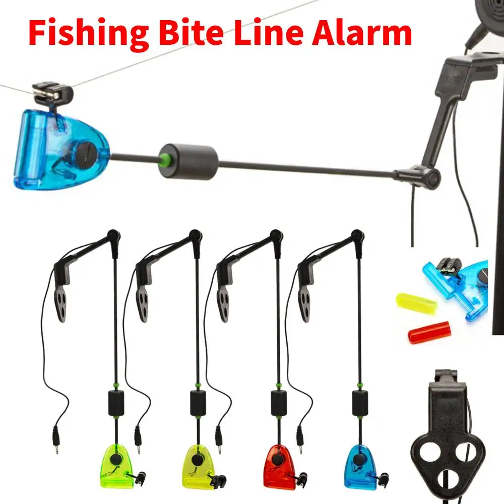Fishing Pole Alert Fishing Pliers Bite Alarm Durable LED Illuminated  Durable Hanger Swinger Fish Tools Accessories Fishing Tool - AliExpress