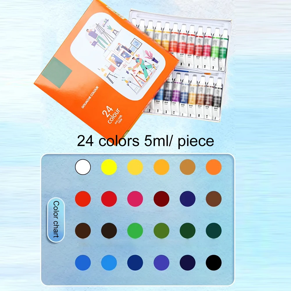 Travel Paint Palette Mini Watercolor Palette Set Portable Watercolor Set Wooden Grid Paint Box for Artists and Students