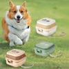 Thickened Folding Pet Bowls Outdoor Pet Double Bowls Tableware Travel Dog Feeder Bowls Pet Supplies Portable Dog Bowls