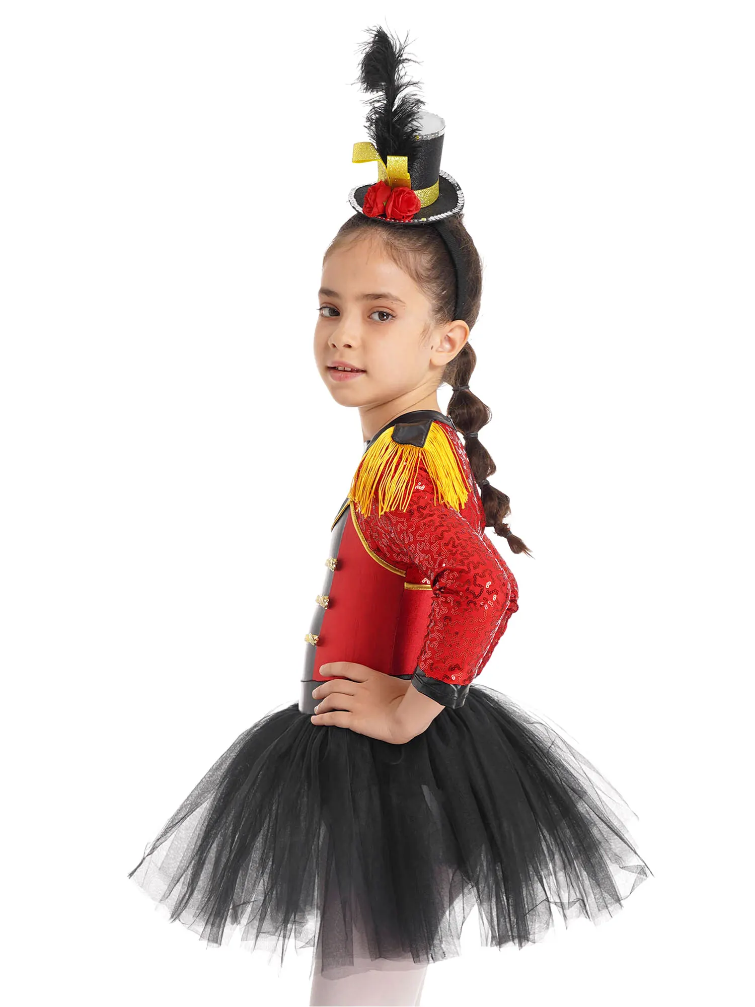 Gonna Ballerina Per Bambina - Chiffon, Stratificata, Regolabile, Per Danza E Ginnastica - Foto 7