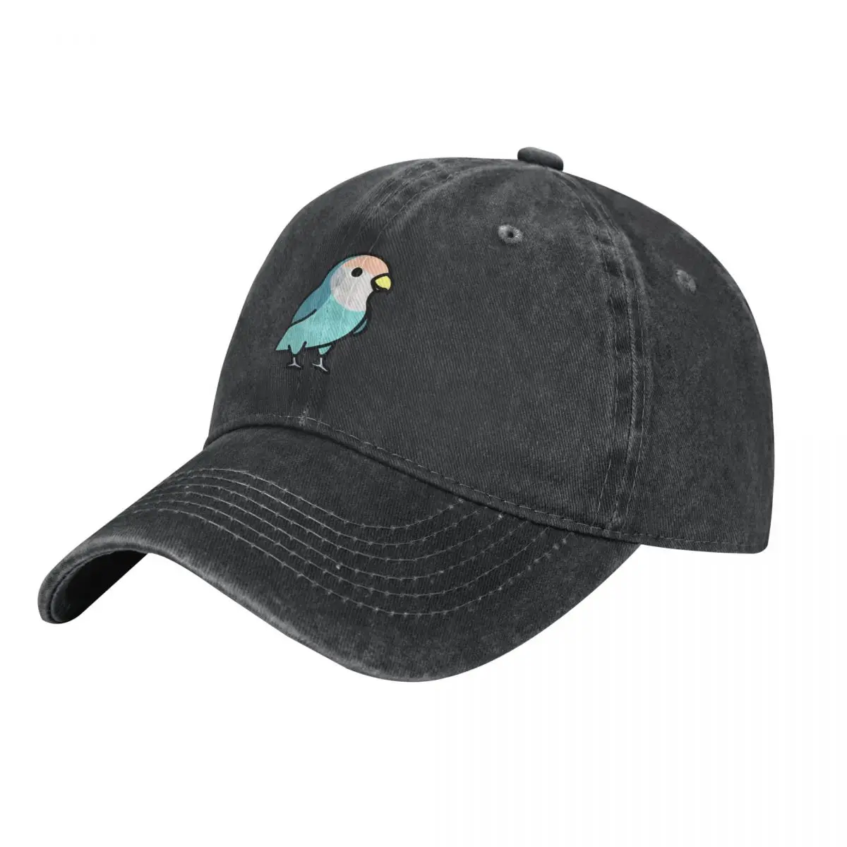 

Blue Peach-Faced Lovebird Cowboy Hat hard hat Anime Caps For Women Men's
