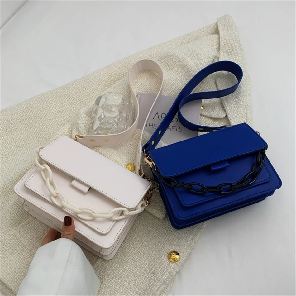 Super Popular Klein Blue Women's Small Totes PU Leather Shoulder Crossbody Bags for Women 2022 Spring Purse and Handbags Luxury