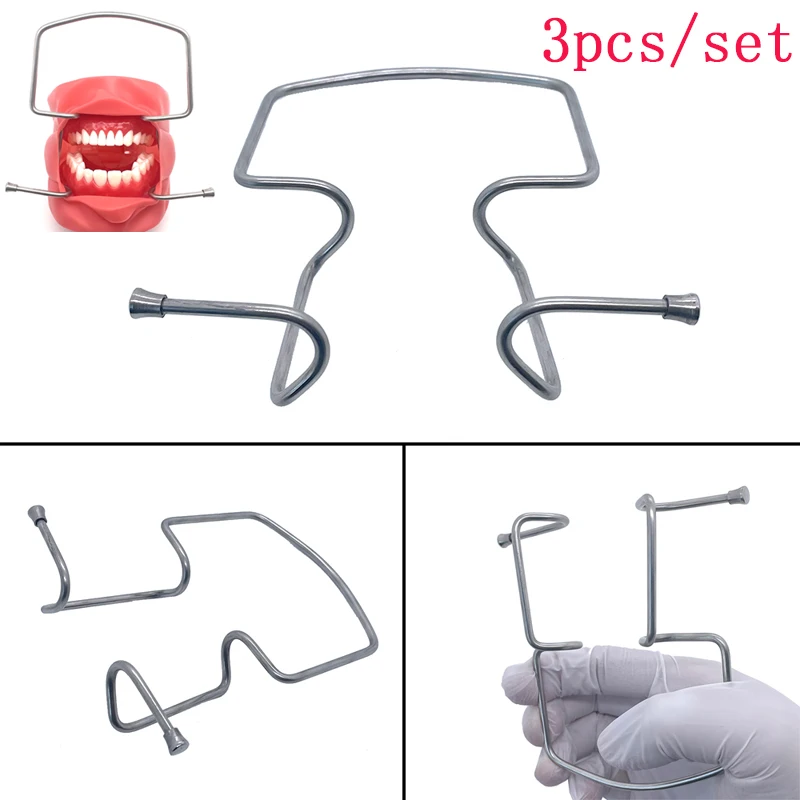 

Dental Implant Lip Cheek Retractor Stainless Steel Orthodontic Mouth Opener Instrument Autoclavable Teeth Whitening Tools