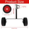 Lawn Mower Support Wheel Universal Adjustable Grass Gasoline Trimmer Attachment Garden Portable Side Hanging Electric Maintenanc 5