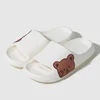 2024 Summer Women Soft Sole Slippers Home Bathroom Eva Slippers Sandal Polka Bear Print Beach Slippers Flip Flop Couples Outdoor 1