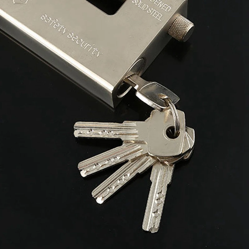 Heavy Duty Armoured Padlock Security Lock Container Warehouse 4 Keys 94MM-Y41A