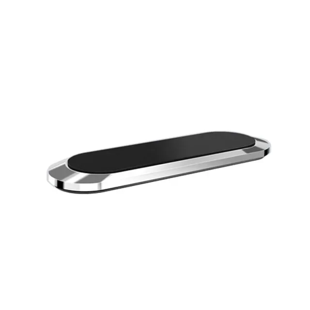 2-Pack Magnetic Strip Phone Holder For Car - Universal Fit, Black, Strong Magnet For IPhone & Android