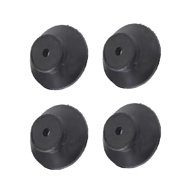 PATIKIL Gummischwingungsdämpfer 4er Set - 50x50x15mm Anti-Vibrationsmatten | Für Waschmaschine & Klimaanlage