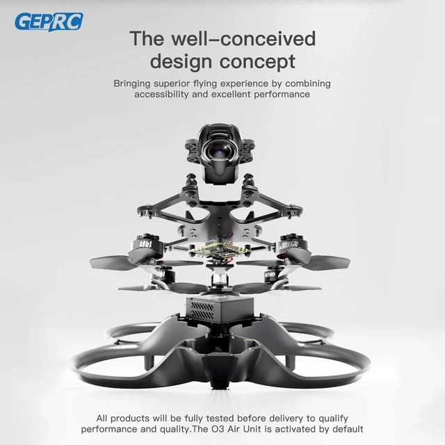 New GEPRC Cinebot25 S WTFPV/HD O3DJI/HD WASP Quadcopter With SPEEDX2 1505 4300KV Motor FPV Remote Control Drone 5