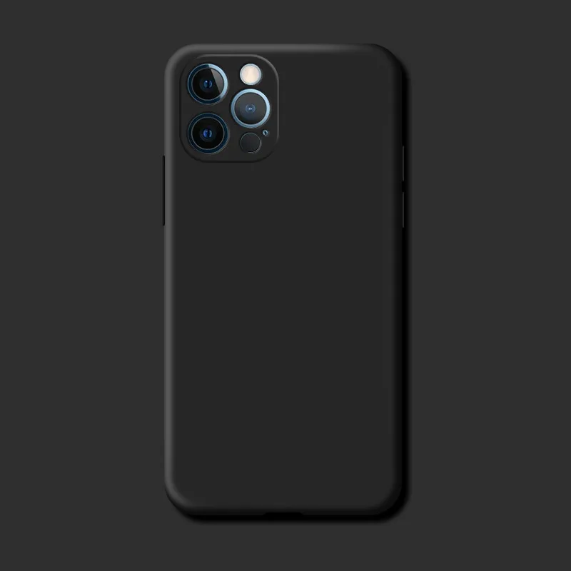 Elegant Fine Hole Silicone Matte Phone Case - Soft Protective Bumper Back Cover