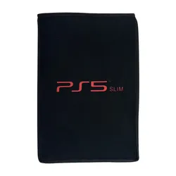 Protective Anti - Scratch Dust Cover Sleeve for PS5 Slim Console - Black (Black)