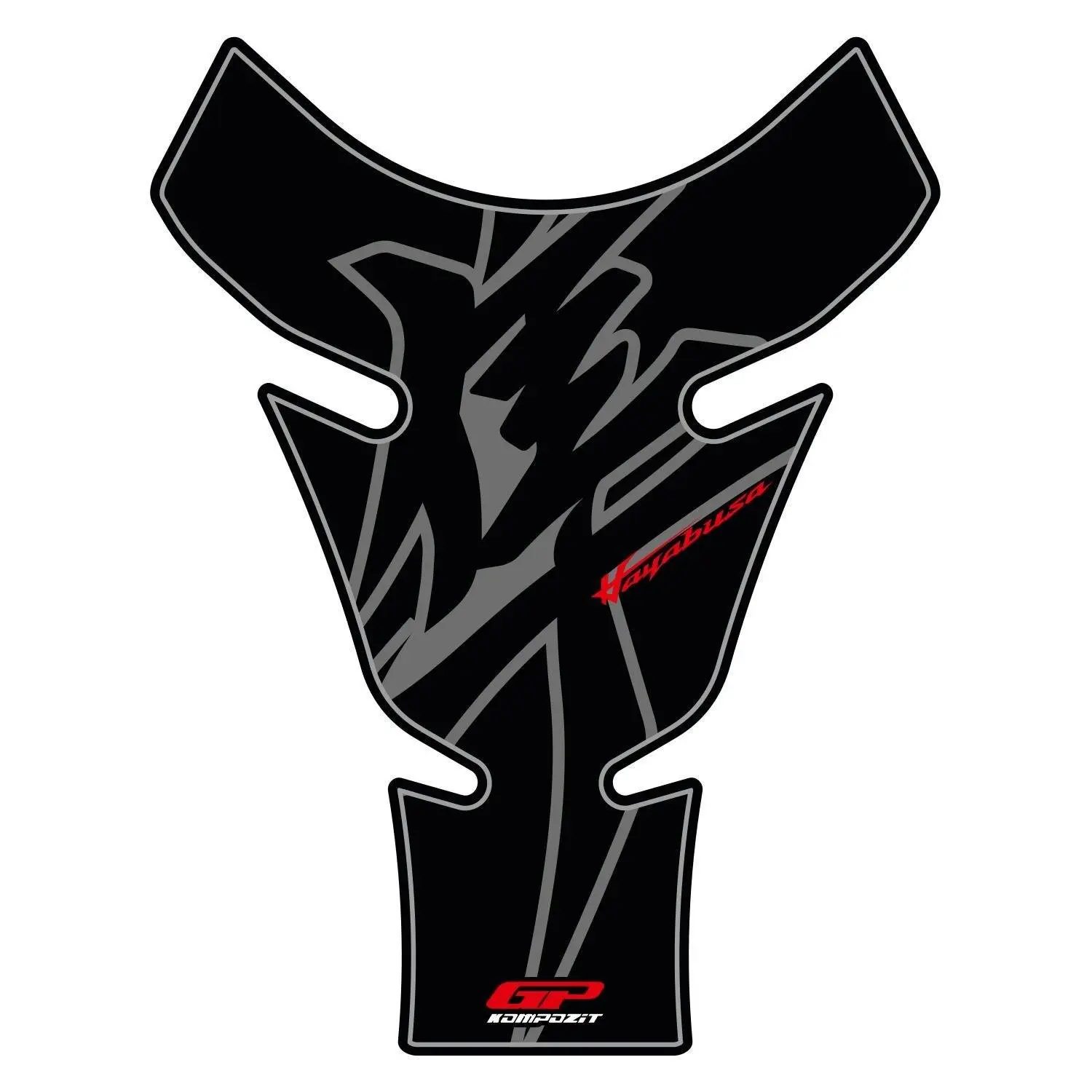 

GP Composite for Hayabusa 1999-2022 Compatible Tank Pad Strip Sticker Black