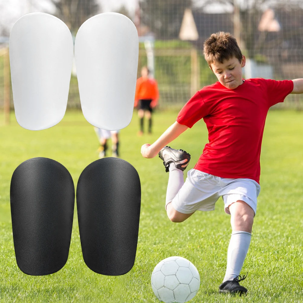 1-4Pairs Mini Shin Pads Wear-resistant Shock Absorbing Soccer Leg Protector  Lightweight Portable FootballTraining Shank Board