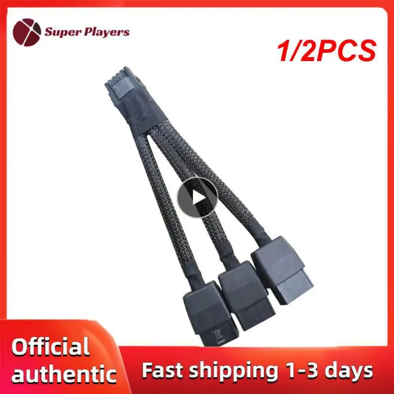 

1/2 шт. RTX4090 RTX4080 серия 16AWG 4x8pin 3x8pin PCI-e до 16Pin (12 + 4) PCI-e 5,0 12vhpwr разъем 90-градусный локоть, Новинка