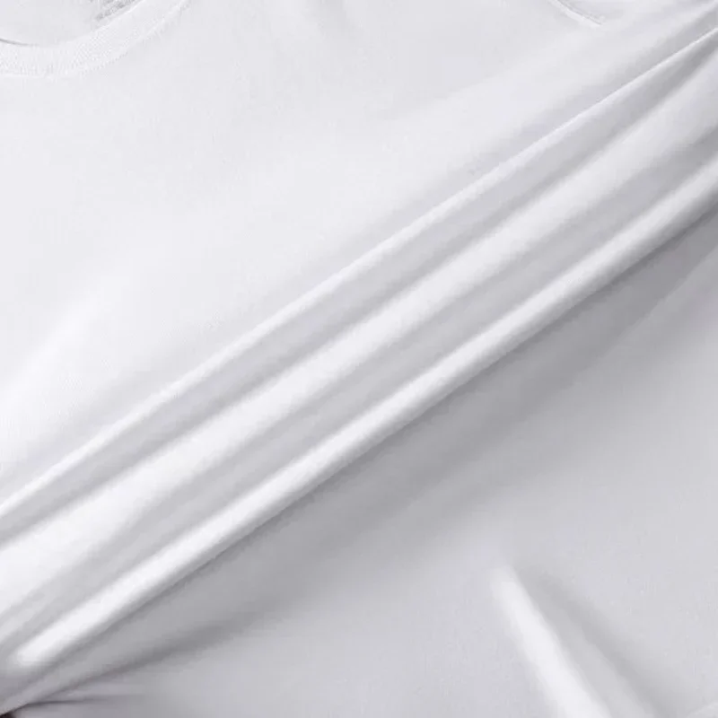 Spring Summer Luxury Brand Tide Street Style T Shirt Letter Pattern Printed Men Women Daily Versatile Cotton Clothing 3