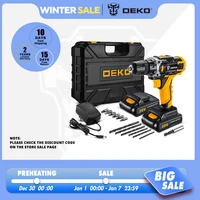 DEKO 20V Cordless Drill Electric Screwdriver DC Lithium-Ion Battery Mini Wireless Power Driver for Home DIY 1