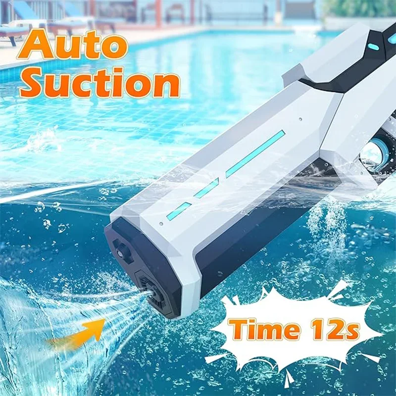 Electric Water Guns For Adults Powerful Squirt Automatic Water Suction Water Blasters Summer Outdoor Beach Toy For boys Kid Gift BEST SELLERS