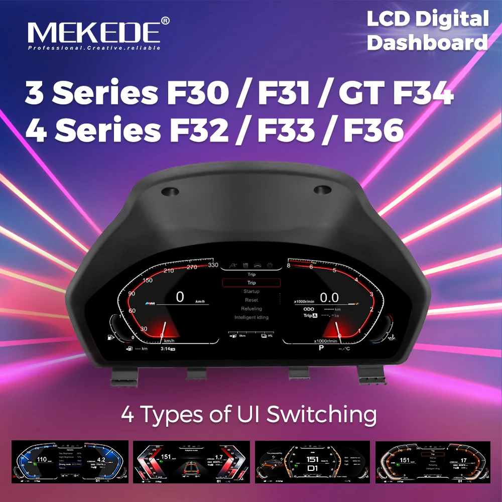 MEKEDE-Linux-system-Car-LCD-Panel-Speedometer-Virtual-Cockpit ...